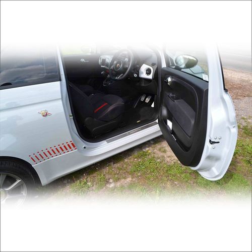 Listwa progowa FIAT 500  ABARTH Stal nierdzewna 304 mat 2szt na Arena.pl