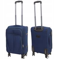 WALIZKA KABINOWA MAŁA NA KÓŁKACH PODRÓŻNA BAGAŻ TORBA MATERIAŁOWA 712