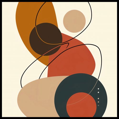 Plakat 60x60cm Geometria Harmonii na Arena.pl