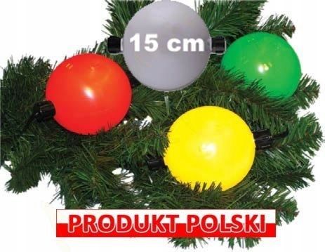 LAMPKI CHOINKOWE LED-12 DUŻE KULE ZEWNĘTRZNE MIX na Arena.pl