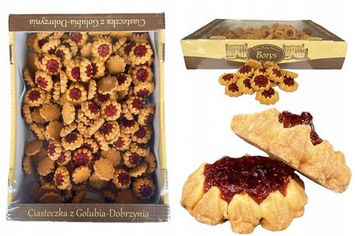 Ciastka Kruche ROZETKA z Marmoladą Rozetki PRL Borys 2kg na Arena.pl