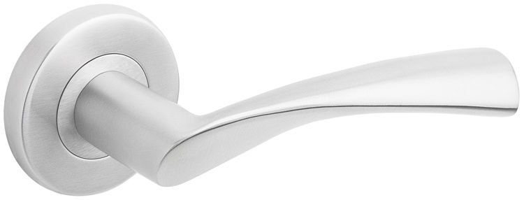 KLAMKA DRZWIOWA ROMA - OKRĄGŁA - STAL NIERDZEWNA zdjęcie 1