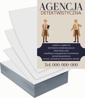 Ulotki A6 reklamowe firmowe 5000szt różne wzory AGENCJA DETEKTYWISTYCZNA