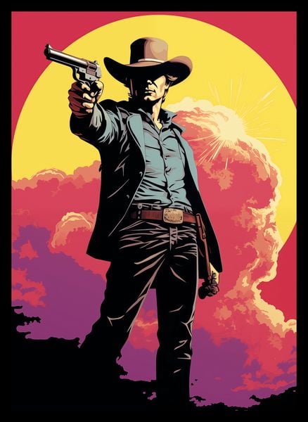 Plakat 25x35cm Strzelec z Epoki zdjęcie 2