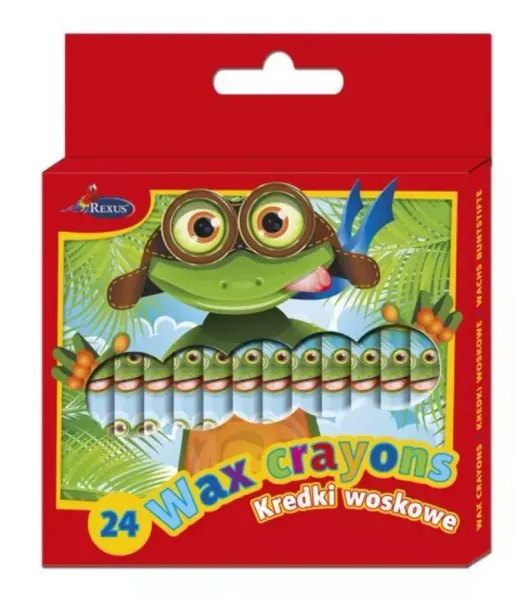 Kredki Woskowe, 24 Kolory zdjęcie 1