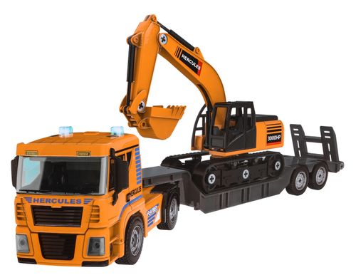 Pojazdy Budowlane Do Skręcania Dla Dzieci 3+ Ciężarówka + Koparka + Wiertar na Arena.pl