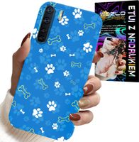 ETUI DO OPPO A91 - ŁAPKI KOŚCI PIES PATROL WZORY DLA DZIECI