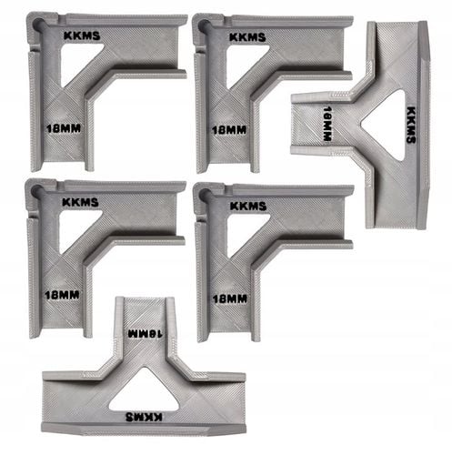 ZESTAW uchwytów stolarskich do korpusów montażu mebli 18mm TRZECIA na Arena.pl