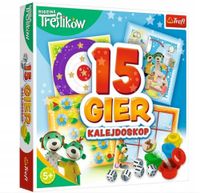 2X Gra planszowa 15 gier Rodzina Treflików Trefl 02823