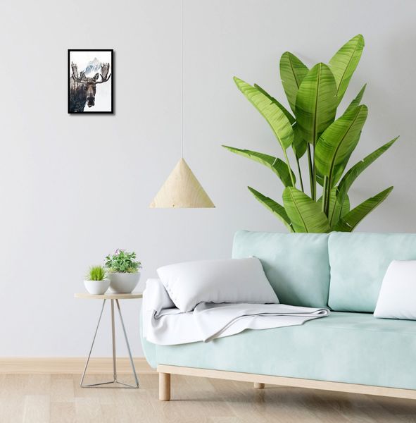 Plakat 21x29,7cm Łoś Duch Lasu zdjęcie 4