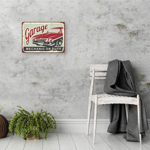 Obraz na płótnie - Canvas, Szyld mechanik 90x60 na Arena.pl