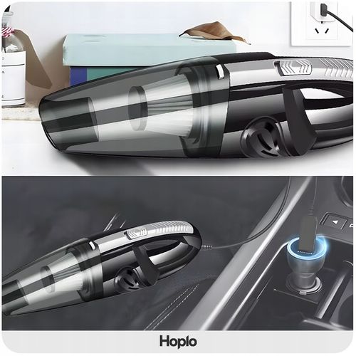 ODKURZACZ SAMOCHODOWY Bezprzewodowy AKUMULATOROWY Ręczny 120W HEPA na Arena.pl