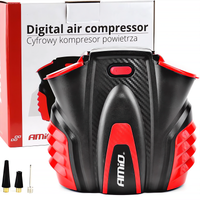 Kompresor samochodowy cyfrowy LED LCD 12V 150 PSI 10 BAR