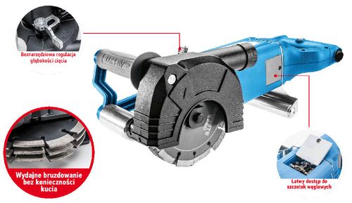 BRUZDOWNICA 2400W 150MM na Arena.pl