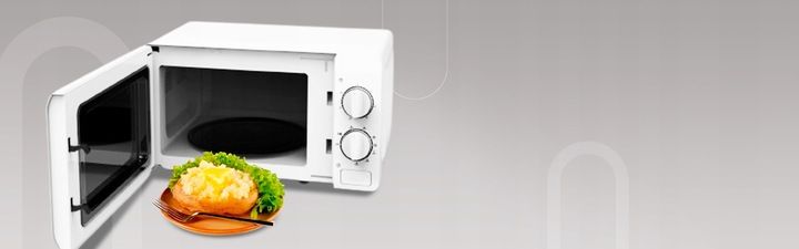 BIAŁA KUCHENKA MIKROFALOWA UD MIKROFALÓWKA MIKROFALA GRILL WOLNOSTOJĄCA zdjęcie 3