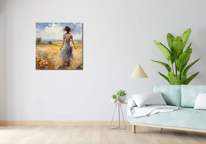 Obraz 70x70cm Podmuch Lata zdjęcie 2