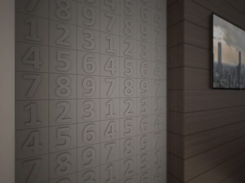 Panel ścienny 3D CYFRY na Arena.pl