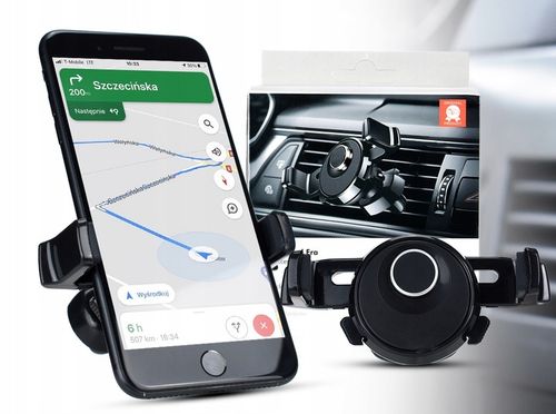 UCHWYT DO KRATKI NAWIEWU DO SLOTU CD NA TELEFON SMARTFON DO AUTA WEBSKI na Arena.pl