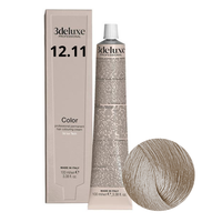 3DELUXE Farba do włosów - Platynowy Intensywny Popielaty Blond 12.11 100ml