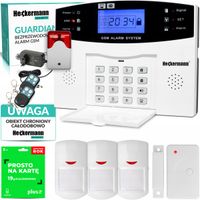 ALARM BEZPRZEWODOWY 3x CZUJNIK RUCHU DRZWI OKNO GSM SYRENA TUYA POLSKI WiFi