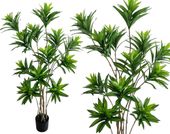 SZTUCZNA DRACENA W DONICZCE WYSOKA ROŚLINA OZDOBNA DRZEWKO 140 cm