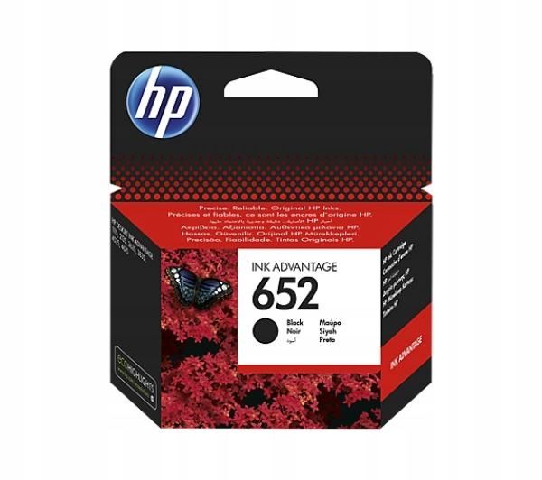 Tusz HP 652 Black zdjęcie 2