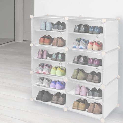 Szafka modułowa na buty PETRA biała na Arena.pl