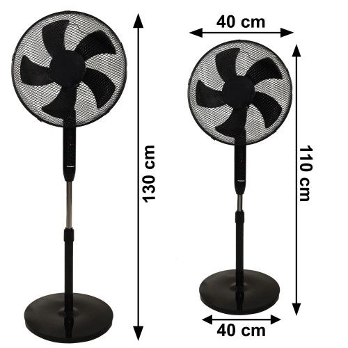 WENTYLATOR PODLOGOWY LONGWELL 45W 5 LOPATEK CICHY Z PILOTEM na Arena.pl