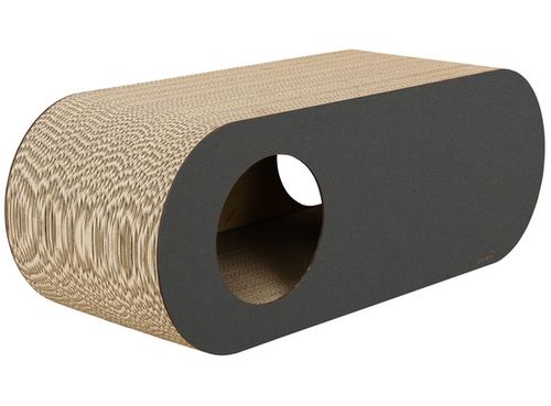 Wytrzymały drapak z funkcją legowiska dla kota - Gattino Coco Grafit 75cm na Arena.pl