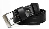 pasek szeroki skórzany prs-05-bge black 110