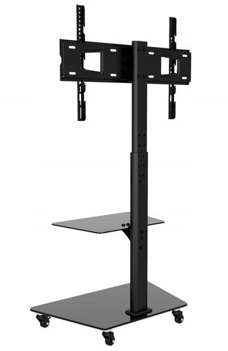 Stojak podlogowy TV na kółkach mobilny 32 40 43 48 50 55 58 65 cali na Arena.pl
