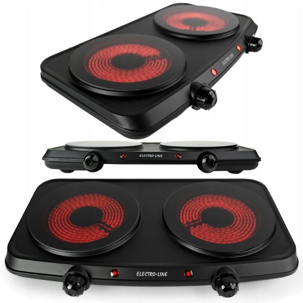 KUCHENKA ELEKTRYCZNA CERAMICZNA ELECTROLINE 2500W zdjęcie 1