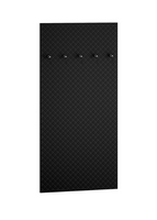 Wieszak Tapicerowany 70 cm Czarny NIVA ML