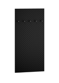 Wieszak Tapicerowany 70 cm Czarny NIVA ML