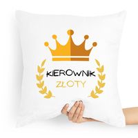Poduszka Prezent Dla Kierownika Kierownik Złoty Z Nadrukiem Ze Zdjęciem Z N
