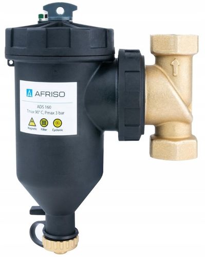 SEPARATOR FILTR ODMULNIK ZANIECZYSZCZEŃ MAGNETYCZNY INSTALACJI CO ADS160 1" na Arena.pl