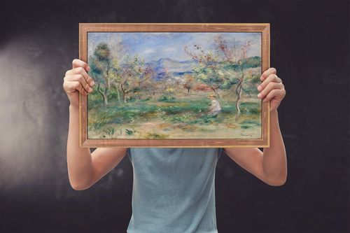 Landscape, Pierre-Auguste Renoir - plakat 100x70 cm na Arena.pl