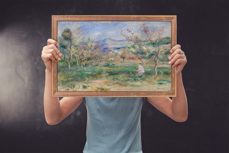Landscape, Pierre-Auguste Renoir - plakat 100x70 cm zdjęcie 3