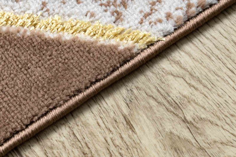 RUG/LU/TREX/GEOMETRIC/BEIGE+BROWN/140x190 zdjęcie 4