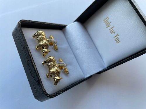 Srebrne spinki do mankietów koszuli EXC Jeleń Daniel dla Myśliwego Leśnika na Arena.pl