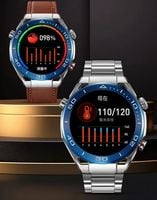Zegarek SMARTWATCH ULTRA AlwaysON CIŚNIENIE Kompas ROZMOWY 2 PASKI J.POLSKI