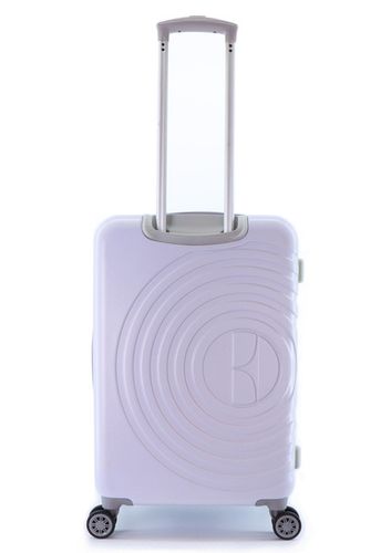 Walizka średnia ELLE Debossed lilowa na Arena.pl