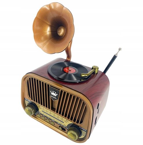 Radio Kuchenne Retro 3 pasma FM/AM/SW USB/TF Bluetooth Aku18650 na Arena.pl