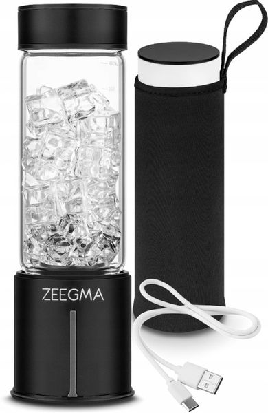 Blender Przenośny Bezprzewodowy DUŻY 465ml 300W ZEEGMA Go Plus CZARNY zdjęcie 9