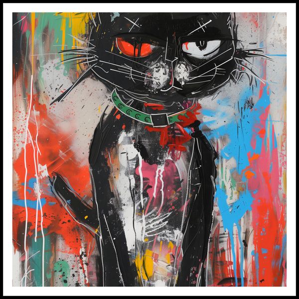 Plakat 90x90cm Gburowaty Kiciak zdjęcie 3