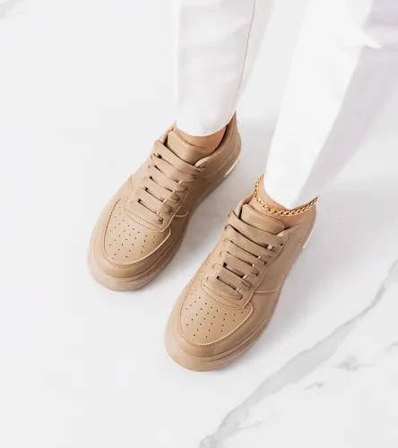 Brązowe sneakersy Staplet 36 na Arena.pl