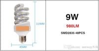 Żarówka LED E27 SPIRALA 9 W CIEPŁA/ZIMNA 980L