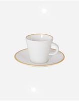 Zestaw do espresso dla dwóch osób Linea Gold Gimex G6915132