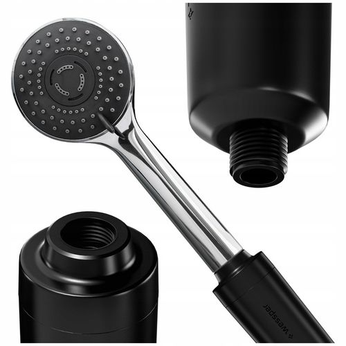 FILTR WODY prysznicowy Wessper AquaShower czarny do prysznica 7500l na Arena.pl