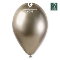 Balon shiny złoty szampański #085, 33 cm 50 szt.